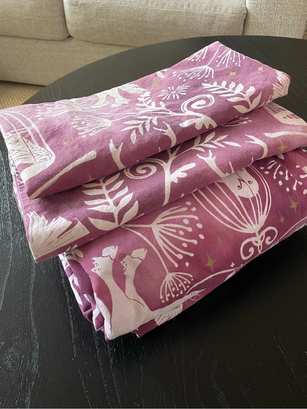 Pottery Barn Patronus Damask Duvet Set